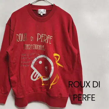 ROUX DI PERFE 루디 퍼프 트레이닝복 맨투맨 빨간색