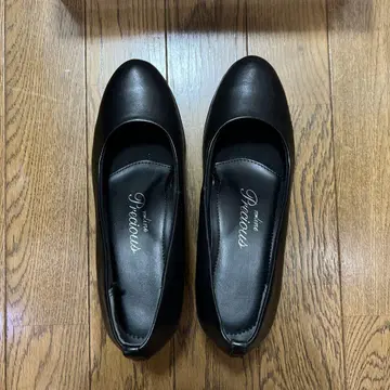 아오야마 양복 블랙 펌프스 22.5cm 포멀