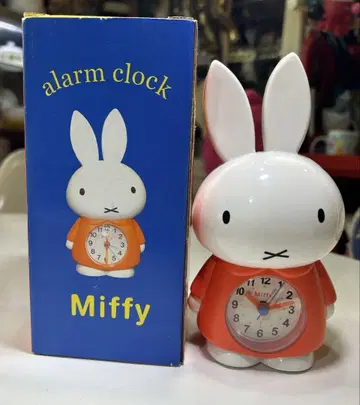 Miffy/미피/시계/알람/박스형/미사용품/오렌지