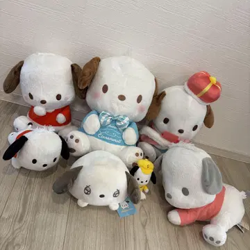포차코 봉제 인형 묶음 판매 7개 산리오