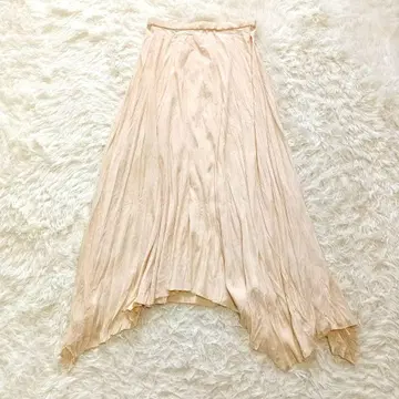 emmi 에미 와셔 플레어 스커트 불규칙한 밑단 1