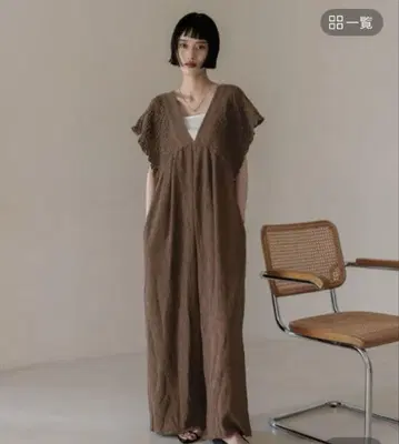 LOWRYSFARM 요류 셔링 살로펫 L 사이즈