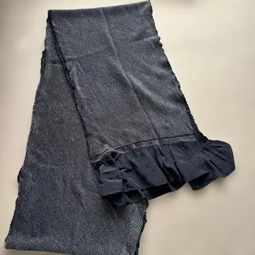 네이비 손으로 짜낸 병사 오비, 남성용, 실크 100%