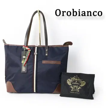 116 새상품 Orobianco 오로비안코 비즈니스 토트백 네이비