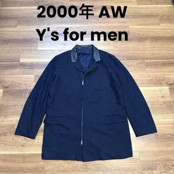 2000년 AW Y's for men 옷깃 가죽 자켓 테일러드