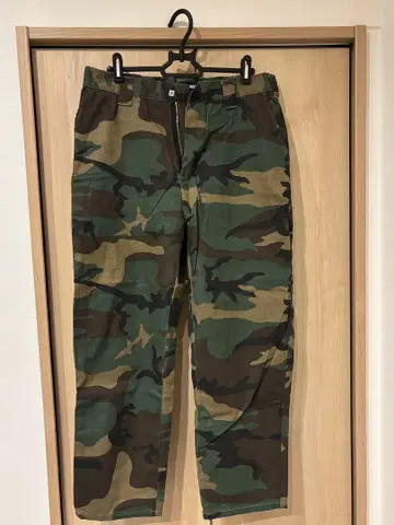 XLARGE 패치 워크 팬츠 카모플라쥬 워크 팬츠 사이즈 32