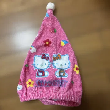 헬로키티 캡 타월