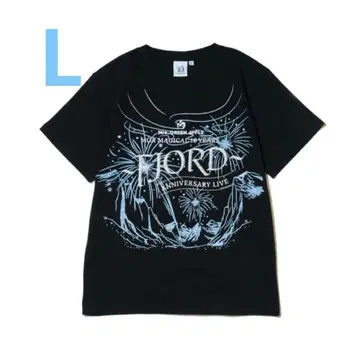 FJORD 피요르드 미세스 글리터 로고 티셔츠 블랙