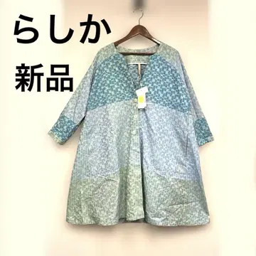 라시카 새상품 oboro 롱 자켓 그린