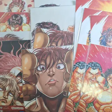 13장 블레이드 바키 클리어 포스터 세트 복권 대량