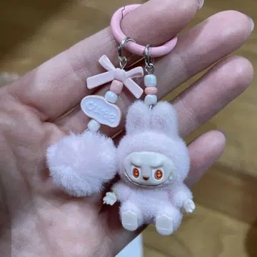 라부부 Labubu 키링 핑크 인기