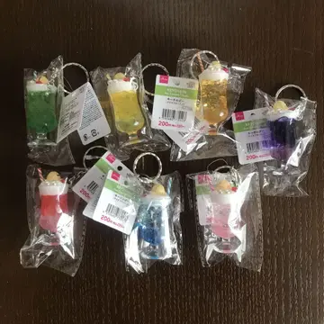 아이스 플로트 키링 7개 세트 다이소