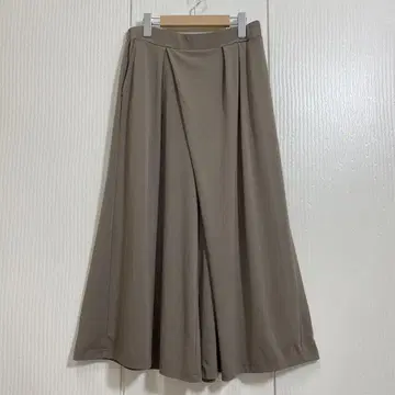 DoCLASSE 드레이프 저지 턱 카우초 L 와이드 팬츠