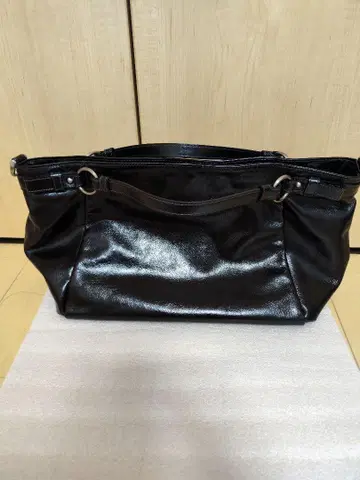 새상품 긴자 카네마츠 가죽 토트백 블랙 검정 숄더백 포함