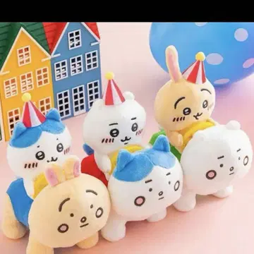 치이카와 랜드 피포포 봉제 인형 3개 세트 치이카와 하치와레 토끼