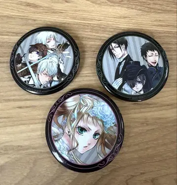 블랙 집사 캔뱃지 캐릭터 배지 컬렉션 원화