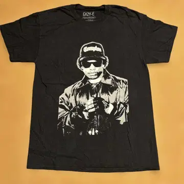 Eazy-E 프린트 티셔츠 블랙