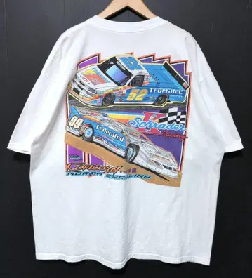 Ken Schrader Racing GILDAN 티셔츠 2XL