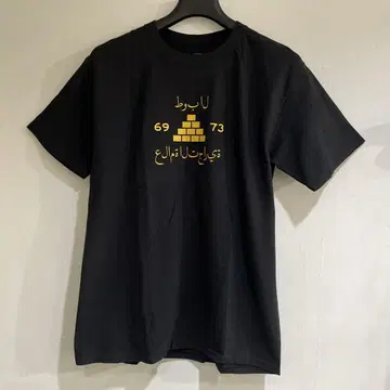 BRICKS BRAND 브릭스 브랜드 블랙 M 티셔츠 아랍어