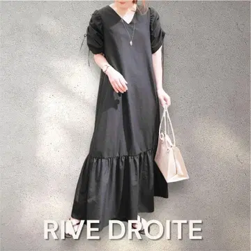 RIVE DROITE 드로스트 슬리브 원피스