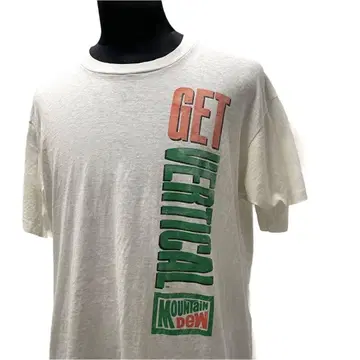 미국 빈티지 의류 90년대 MOUNTAIN DEW 프린트 티셔츠 USA제