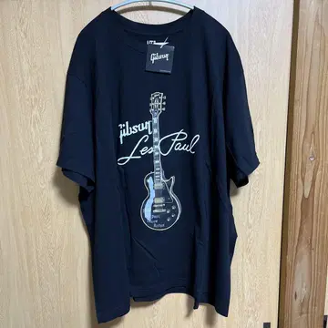 UT 깁슨 Gibson Les Paul 티셔츠 4XL 블랙