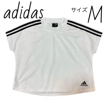 아디다스 adidas 와이드 티셔츠 사이즈 M 숏 기장