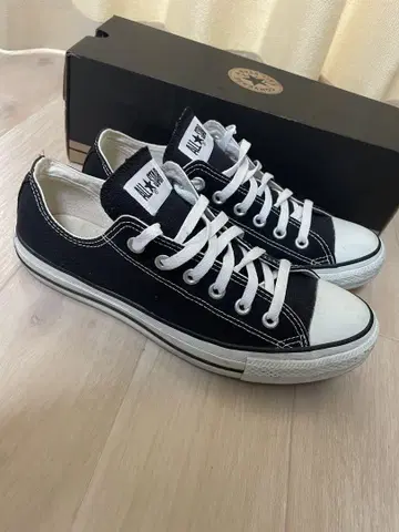 CONVERSE ALL STAR 블랙 로우 컷