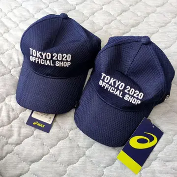ASICS TOKYO 2020 OFFICIAL SHOP 캡 2개