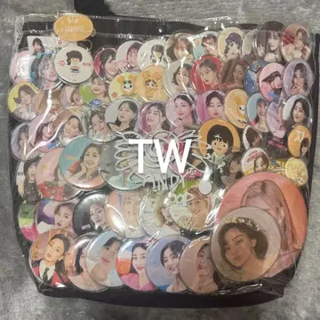 TWICE candy pop 토트백 지효 캔뱃지 이타백