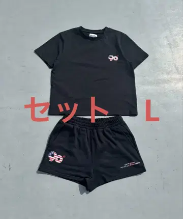 90 로고 아메리칸 티셔츠 - 마이크로 쇼츠