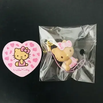 산리오 * 헬로키티 트레이딩 마스코트 스트랩 2 레오파드 (핑크)