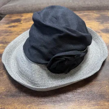 millie sevaldsen 밀리 세발센 코사지 린넨 햇