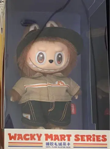 Labubu Wacky Mart 시리즈 봉제 인형 펜던트