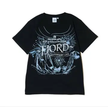 FJORD 글리터 로고 티셔츠 M