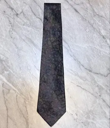 던힐 빅 플로럴 꽃무늬 실크 100% 넥타이 이탈리아제