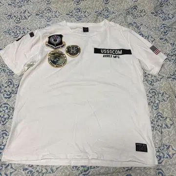 아비렉스 USSOCOM 화이트 티셔츠