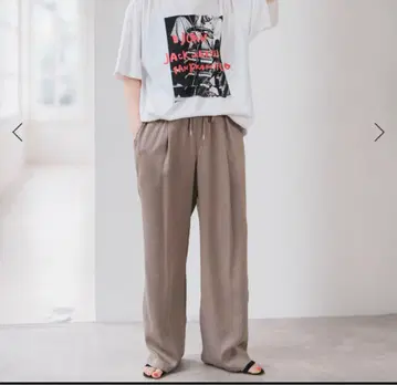 Spick and Span 새틴 이지 팬츠