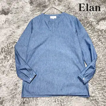 Elan 유나이티드 애로우즈 일본제 데님 풀오버 셔츠 36 새상품급