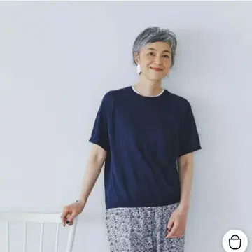 북유럽 생활용품점 시어 니트 네이비