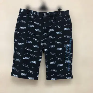 GOTCHA 블랙 프린트 골프 팬츠