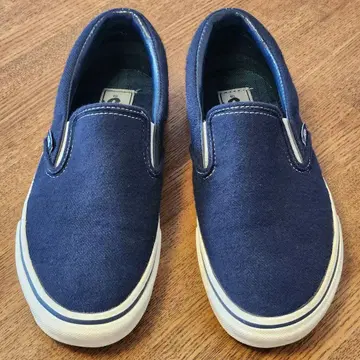 VANS 반스 CLASSIC SLIPON 네이비 슬립온 US8.5