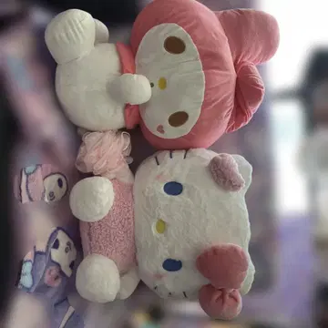 마이멜로디 & 키티 BIG 봉제 인형