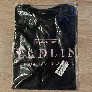 새상품 BLACKPINK 티셔츠 DEADLINE 블랙 M
