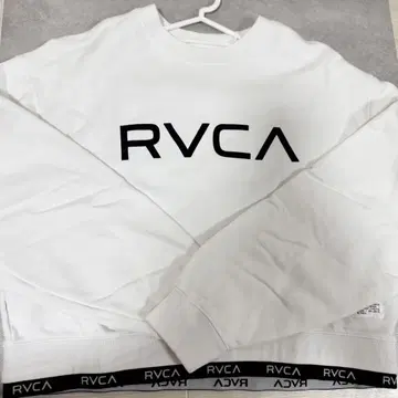 RVCA 크롭 맨투맨 화이트 S