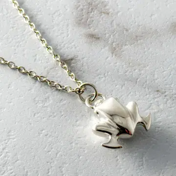 GEORG JENSEN 목걸이 331 개구리 펜던트 실버