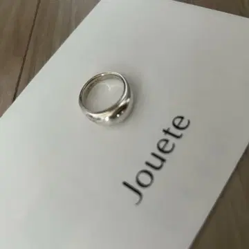 jouete 반지 젠더리스 반지 실버 반지