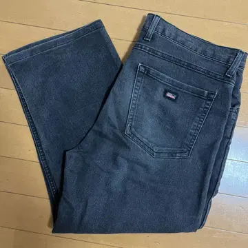 디키즈 다크 그레이 와이드 데님