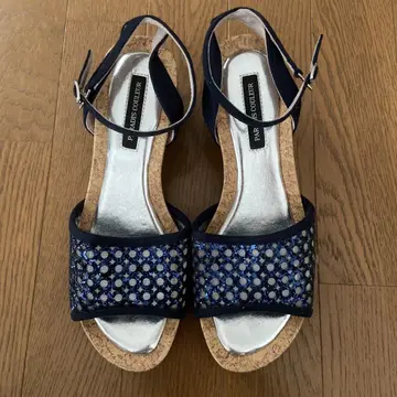 PARADIS COULEUR 네이비 비쥬 샌들