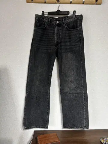 GAP '90s LOOSE 블랙 스트레이트 데님 31/30